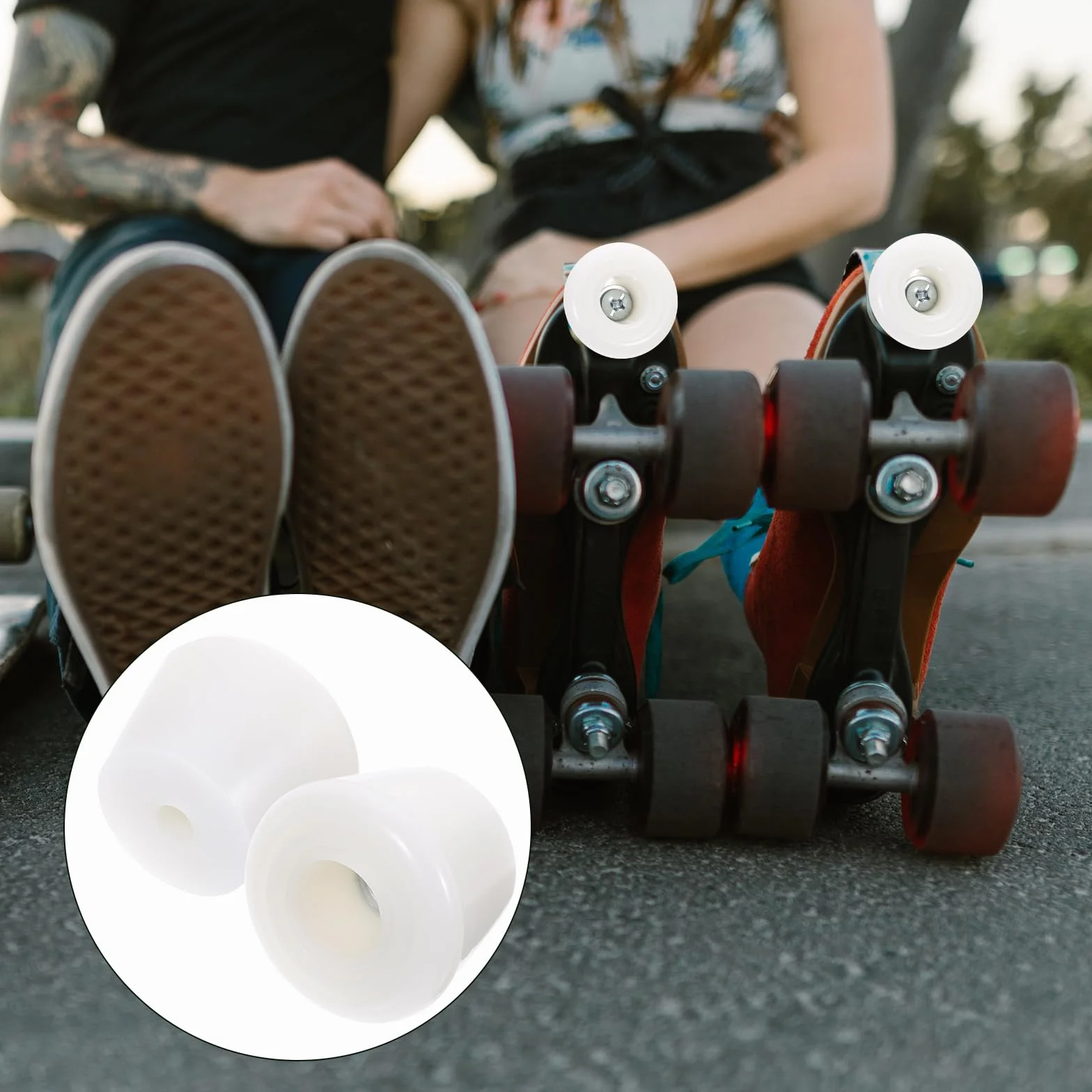 Toddmomy 4 Uds Frenos para Patines Patines De Cuatro Ruedas Color