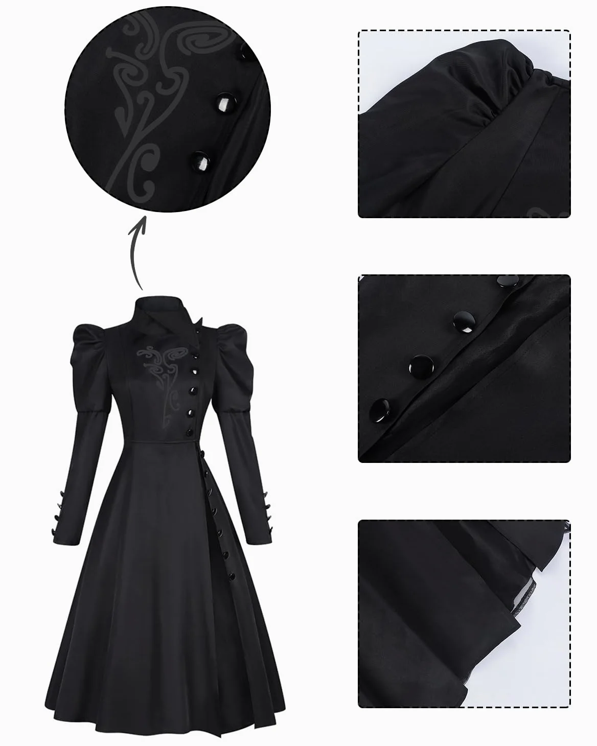CR ROLECOS Disfraz de bruja para mujer, disfraz de bruja malvada Elphaba, disfraz de Halloween para mujer adulta, disfraz de bruja para Halloween