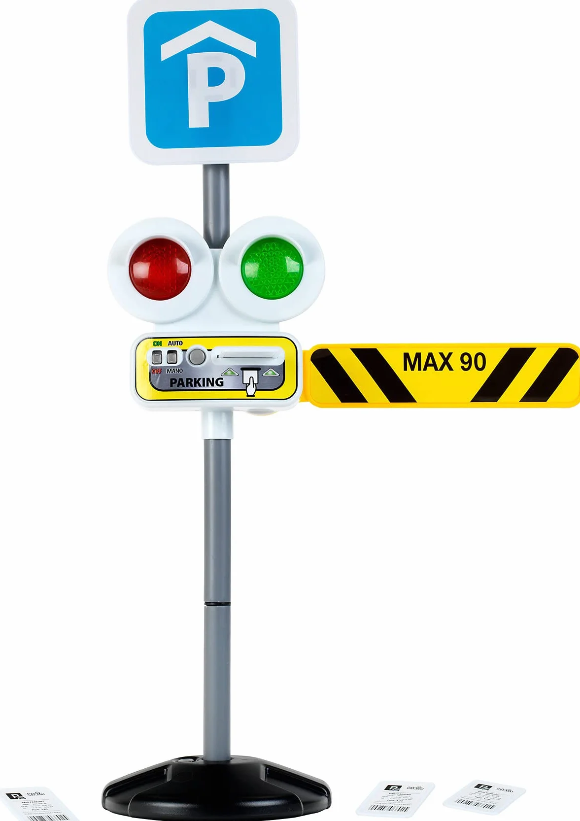 Theo Klein 2960 Parking Barrier with Automatic Traffic Light and Movable Barrier for Children 3+