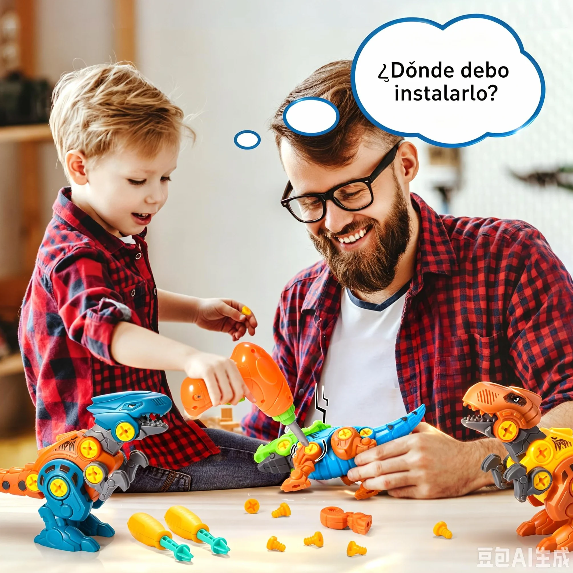 Toyzey Juguetes de Dinosaurios 3-9 Años - Set de Construcción Regalo Educativo