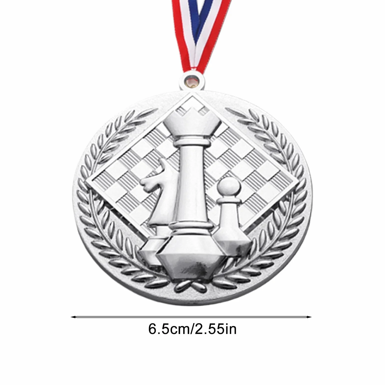 Medallas de ajedrez en relieve de oro y plata de bronce para niños y adolescentes