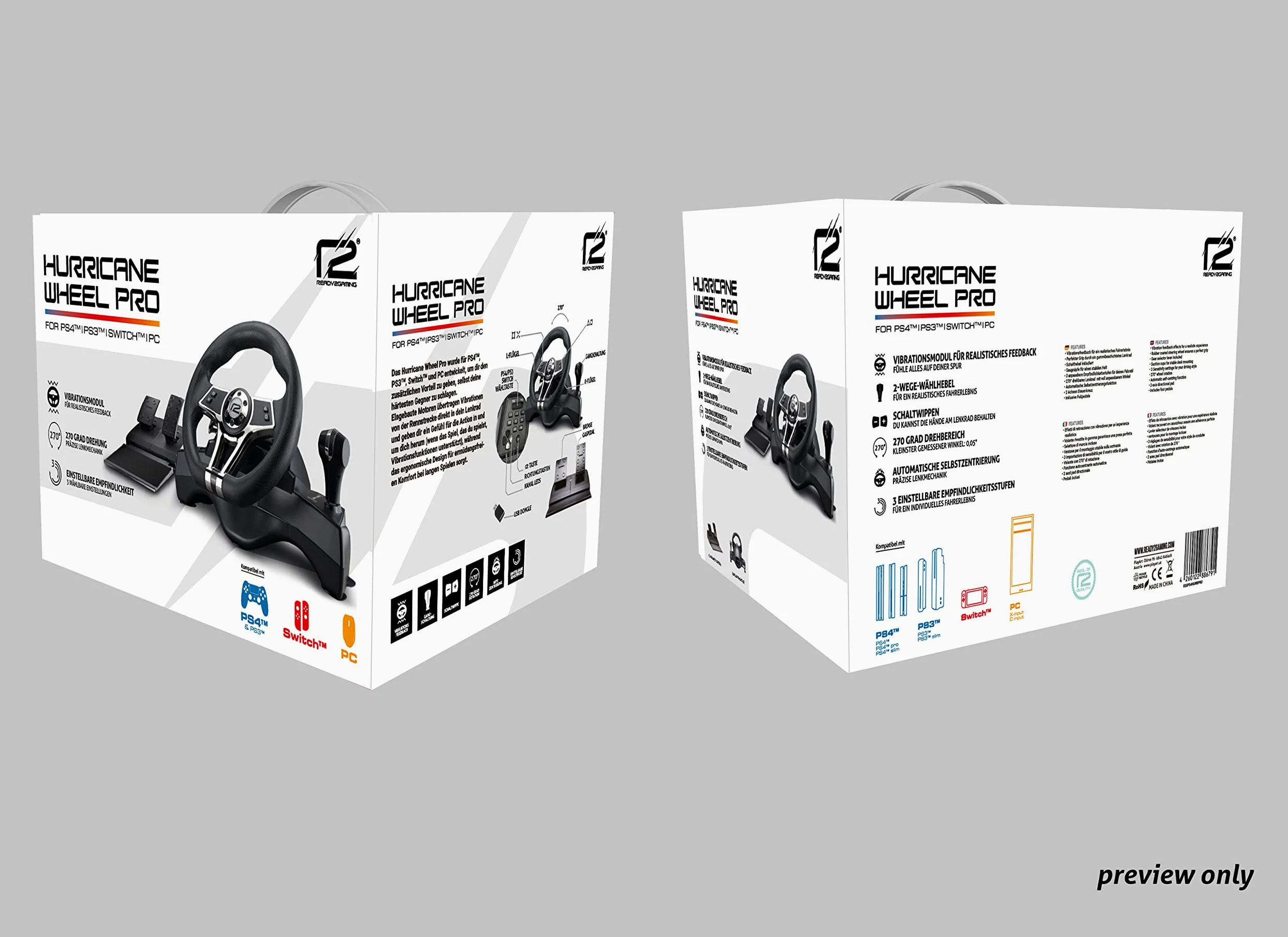 Hurricane Wheel Pro (PS4/PS3/PC/Switch)