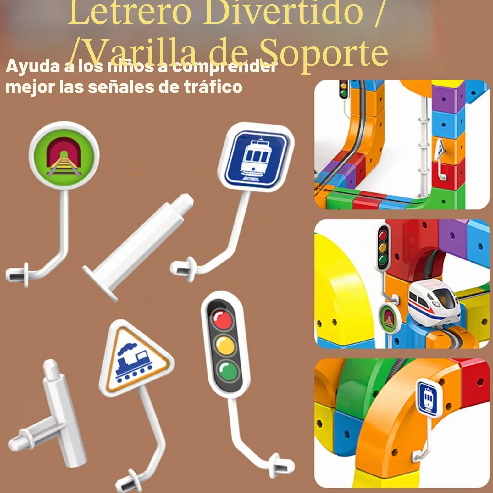 Clickrail Electric Train Set, DIY Cube Track, Cubix 3D Tren Magnetico Juguete con Gravedad Defying, Klickrail Block Bloques Mágicos y Tren Motorizado, Trens Eléctrico Regalo para Niños (123 Piezas)