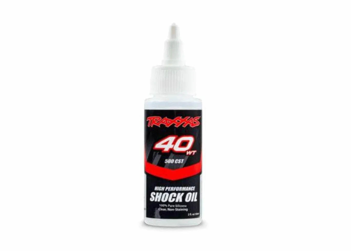 Traxxas 5033 - Aceite de choque de silicona, 40 W, 500 CST, 60 cc