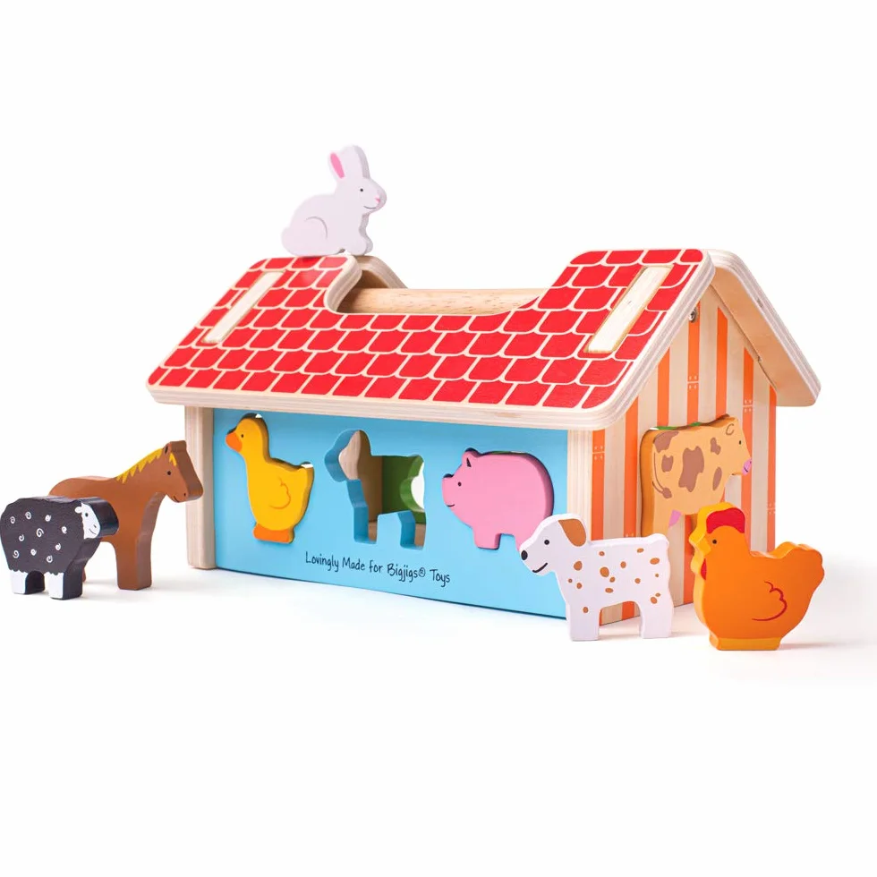 Bigjigs Juguetes Granja Clasificador