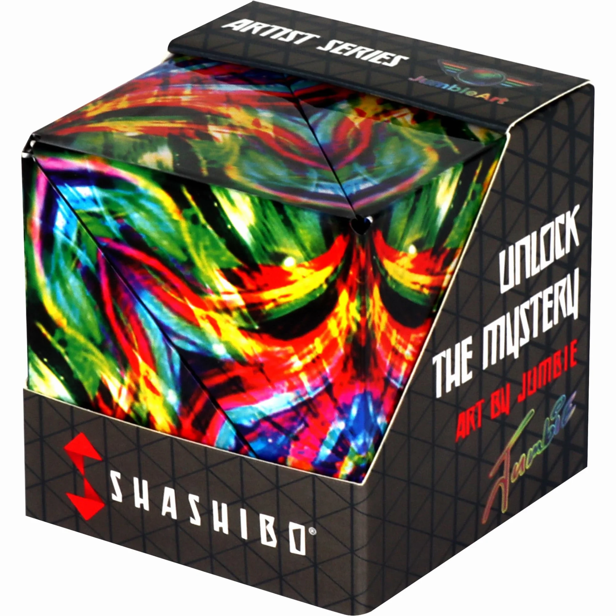 Shashibo Transformable Cube Stress Relief Patented 36 Rare Earth Magnets 100+ Shapes Cosmic Surfer