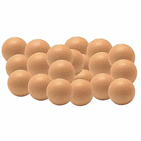 MG Bola Futbolin Madera Haya 13 Gr 33mm 20 Unidades