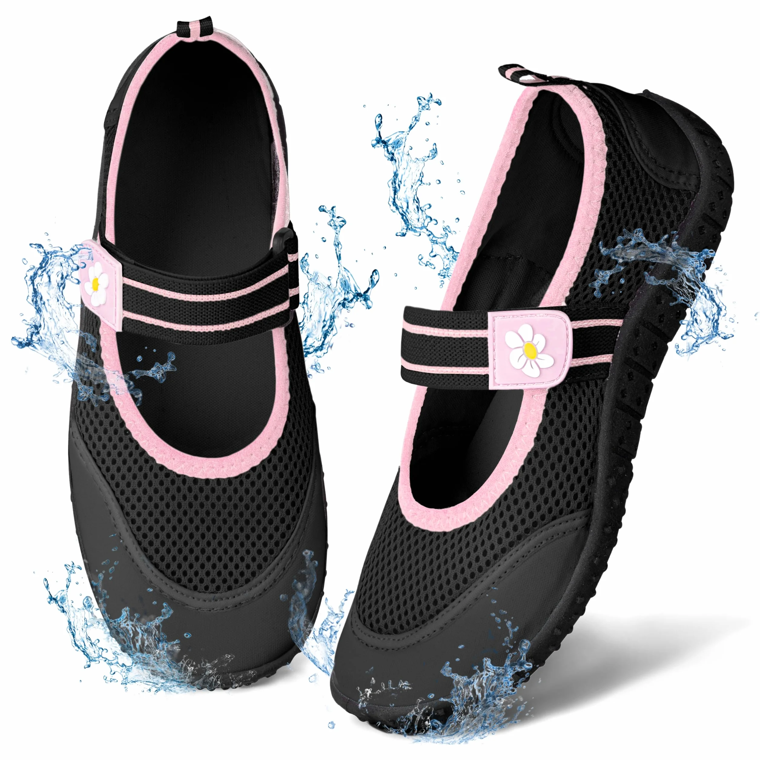 BERGMAN KELLY Zapatos de Agua para niños pequeños Varios tamaños Calcetines de Agua para niñas Zapatos de Playa