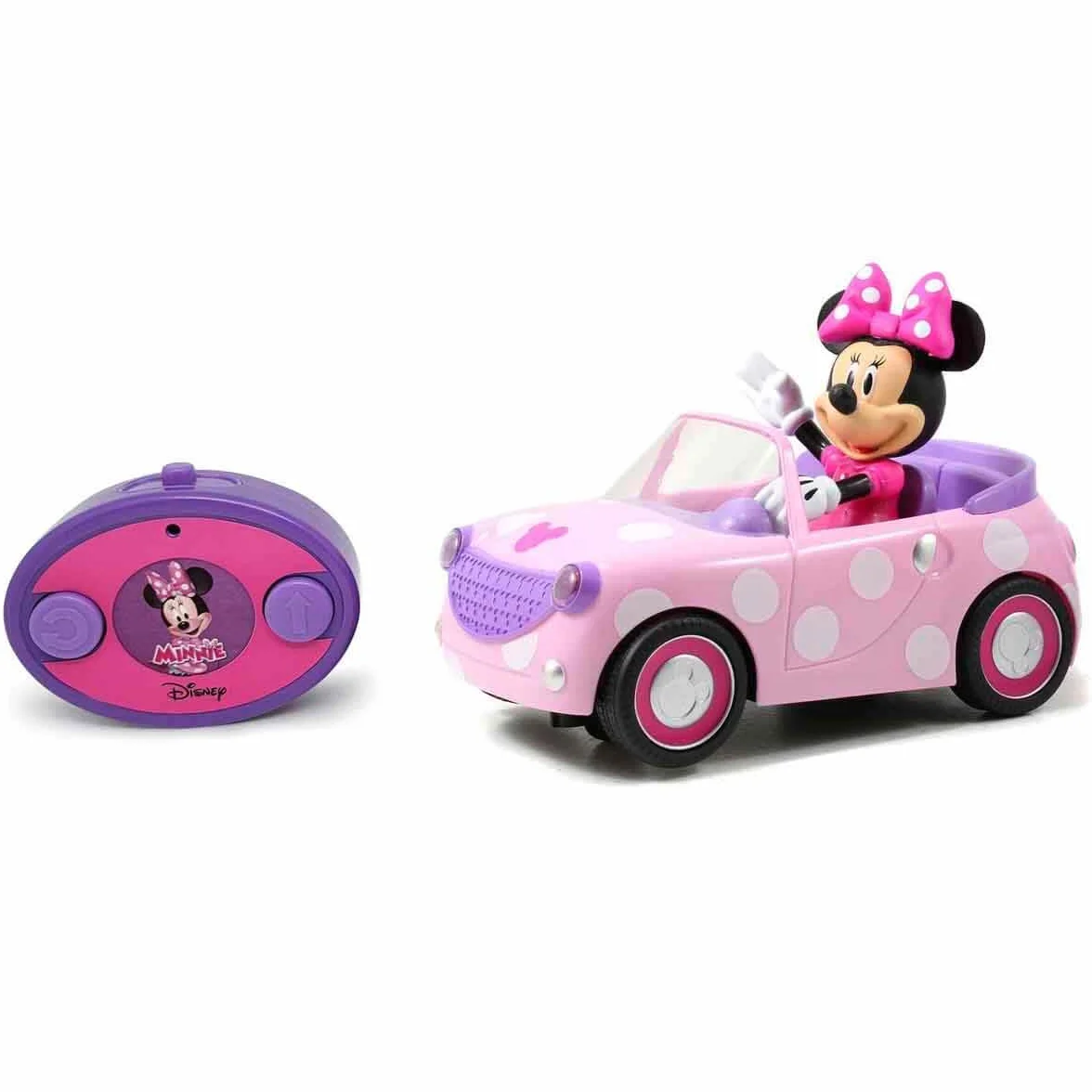 Jada Vehículo Radiocontrol Minnie Roadster Rosa 19 cm