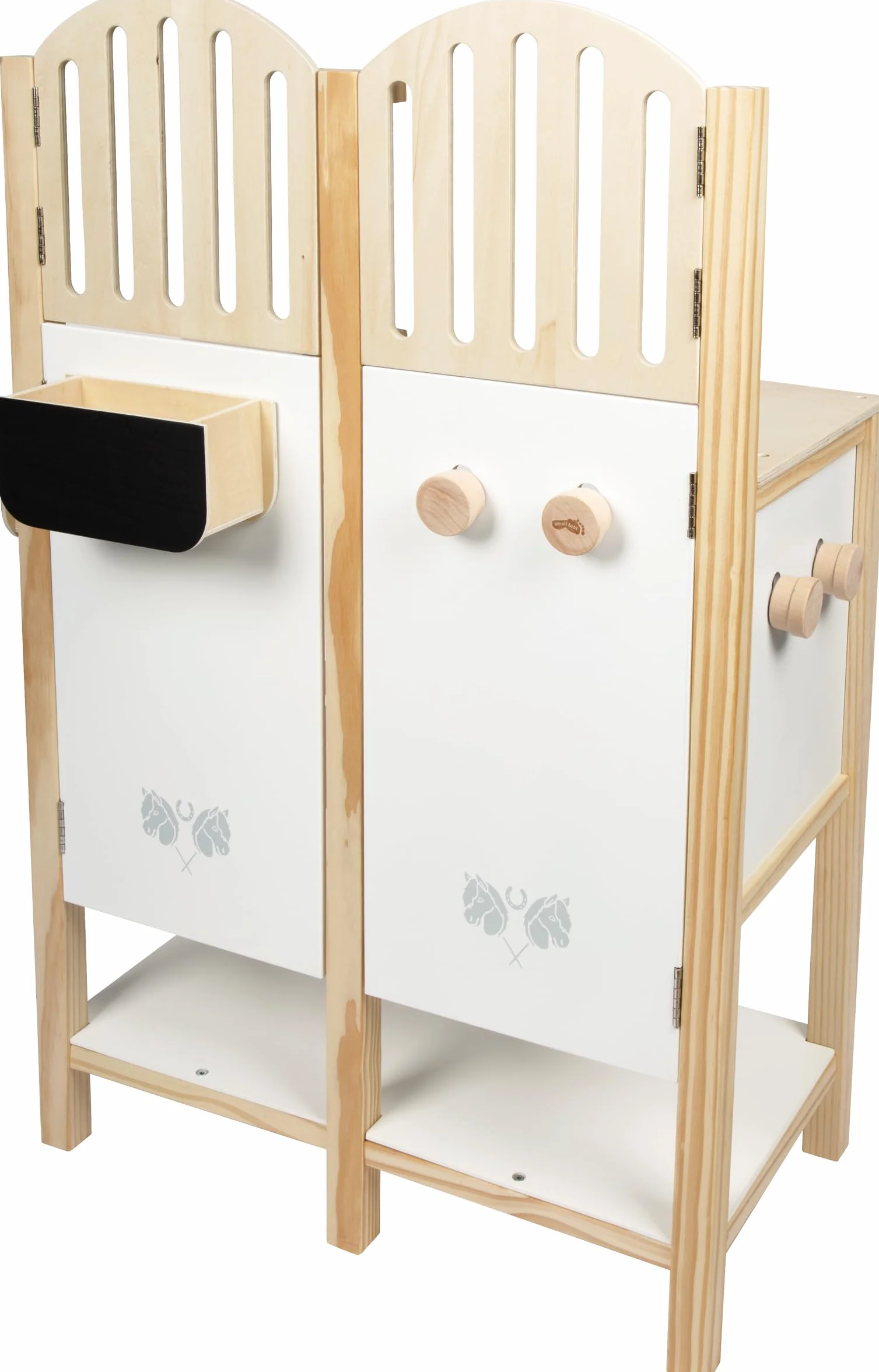 Small Foot Establo para Caballos Hobby, en Madera para Dos Caballos Hobby niños a Partir de 3 años, 12795