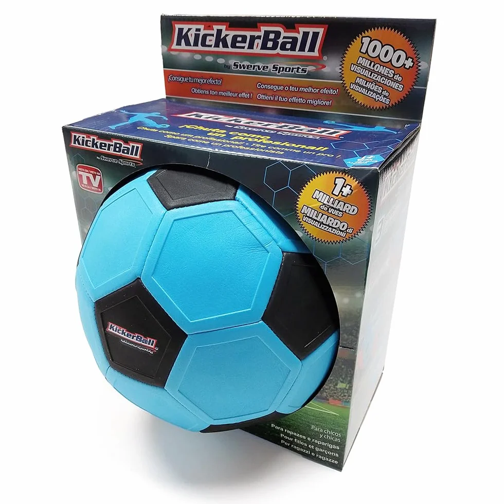Kickerball el Balón con Efecto Que Marca una Trayectoria Curva