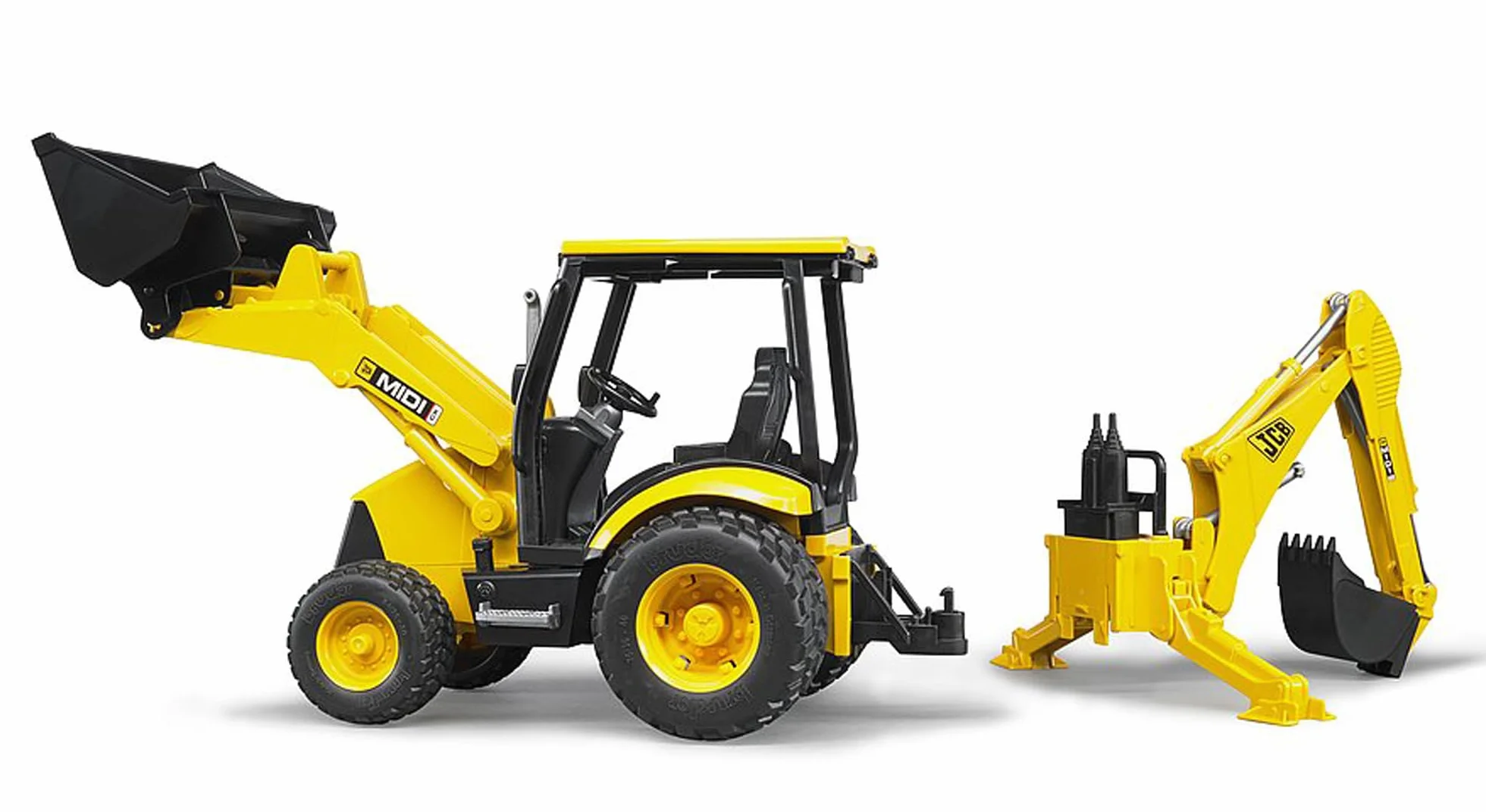 Bruder 02427 JCB MIDI CX Retroexcavadora Vehículo de Construcción Juguete