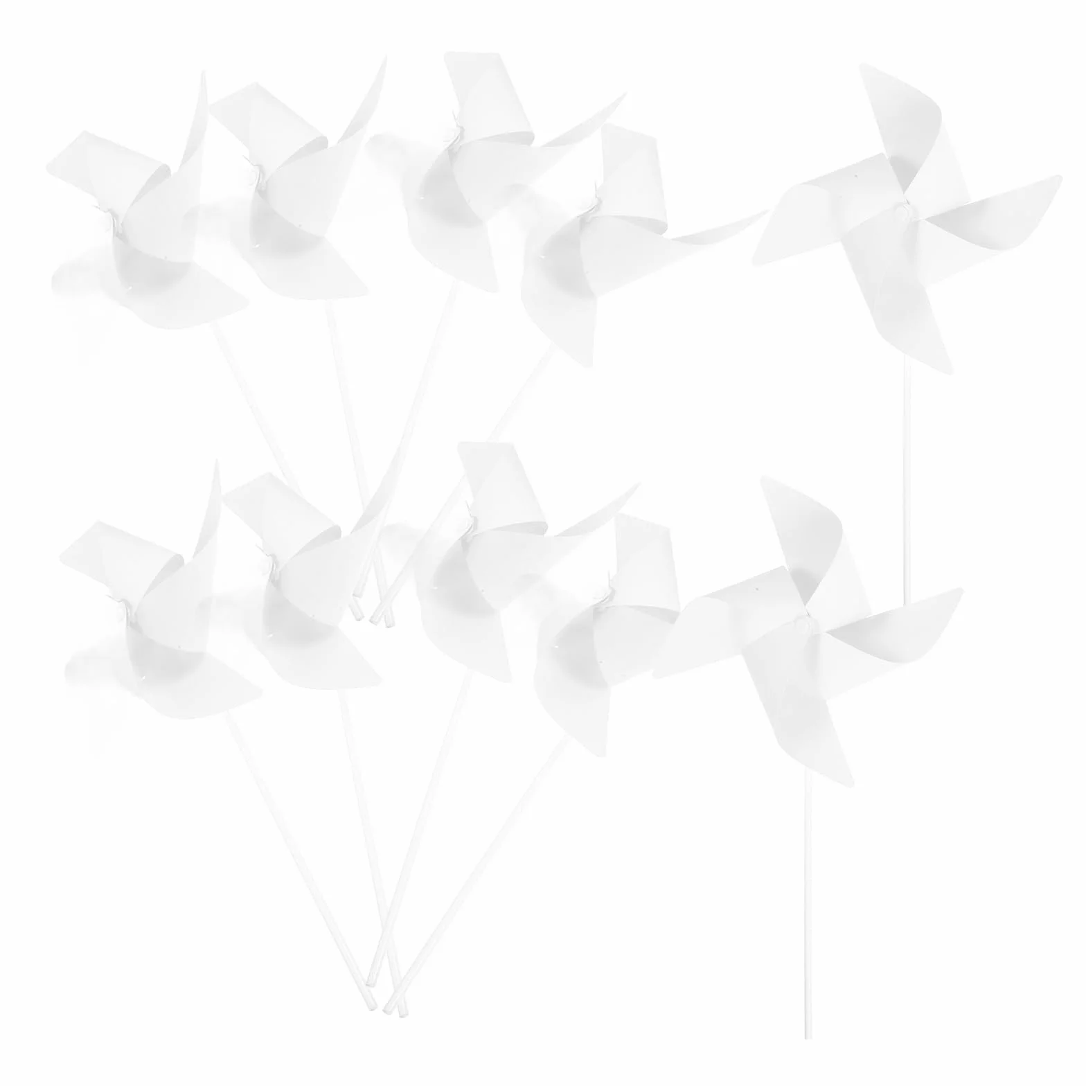 STOBOK Molino de viento de papel DIY para colorear para niños, 24 piezas, juego educativo para manualidades, molinillos de viento para jardín de infantes y juego al aire libre
