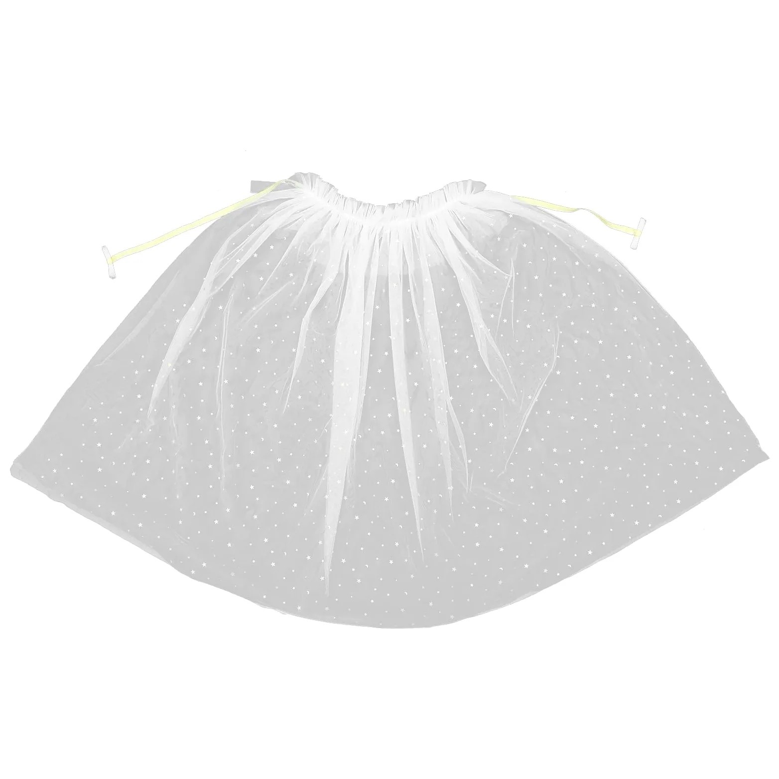 Capa de Gasa Color Claro para Niñas, Disfraz de Princesa Transpirable y Fácil de Quitar, Adecuado para Fiestas Temáticas y Eventos de Disfraces Infantiles