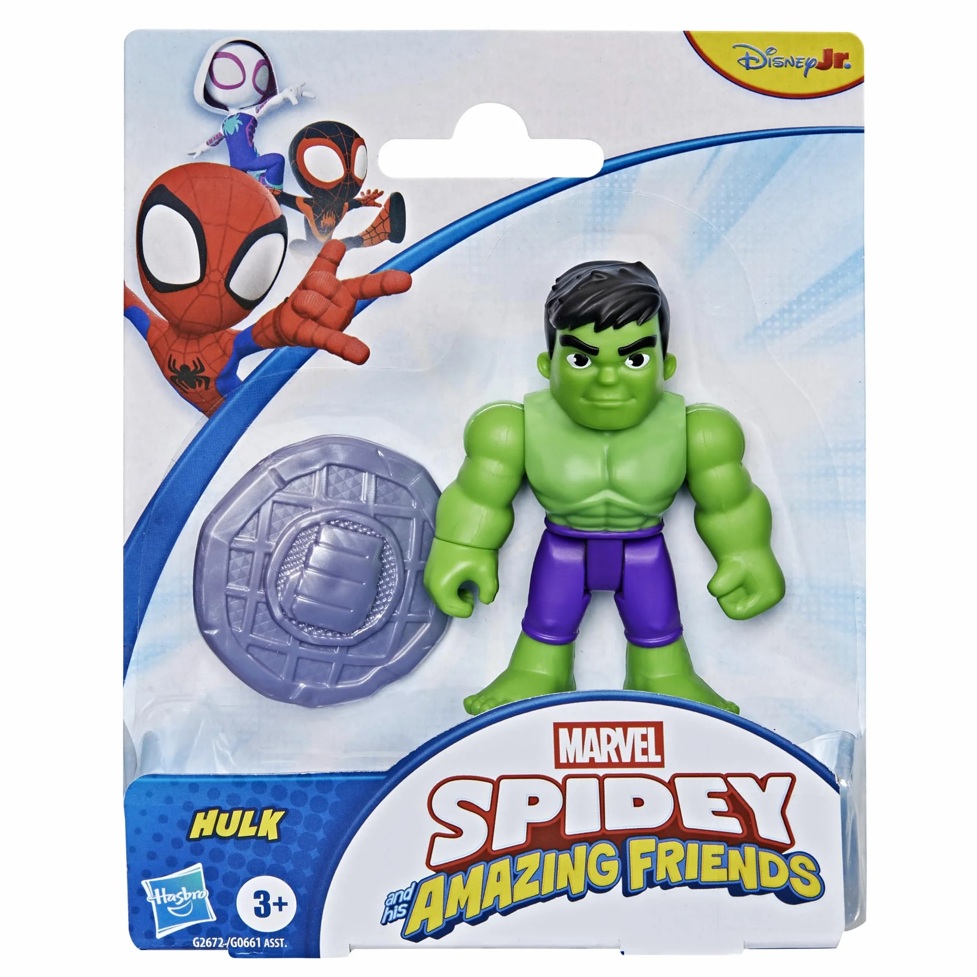 Marvel Spidey and His Amazing Friends Hulk Figura de acción