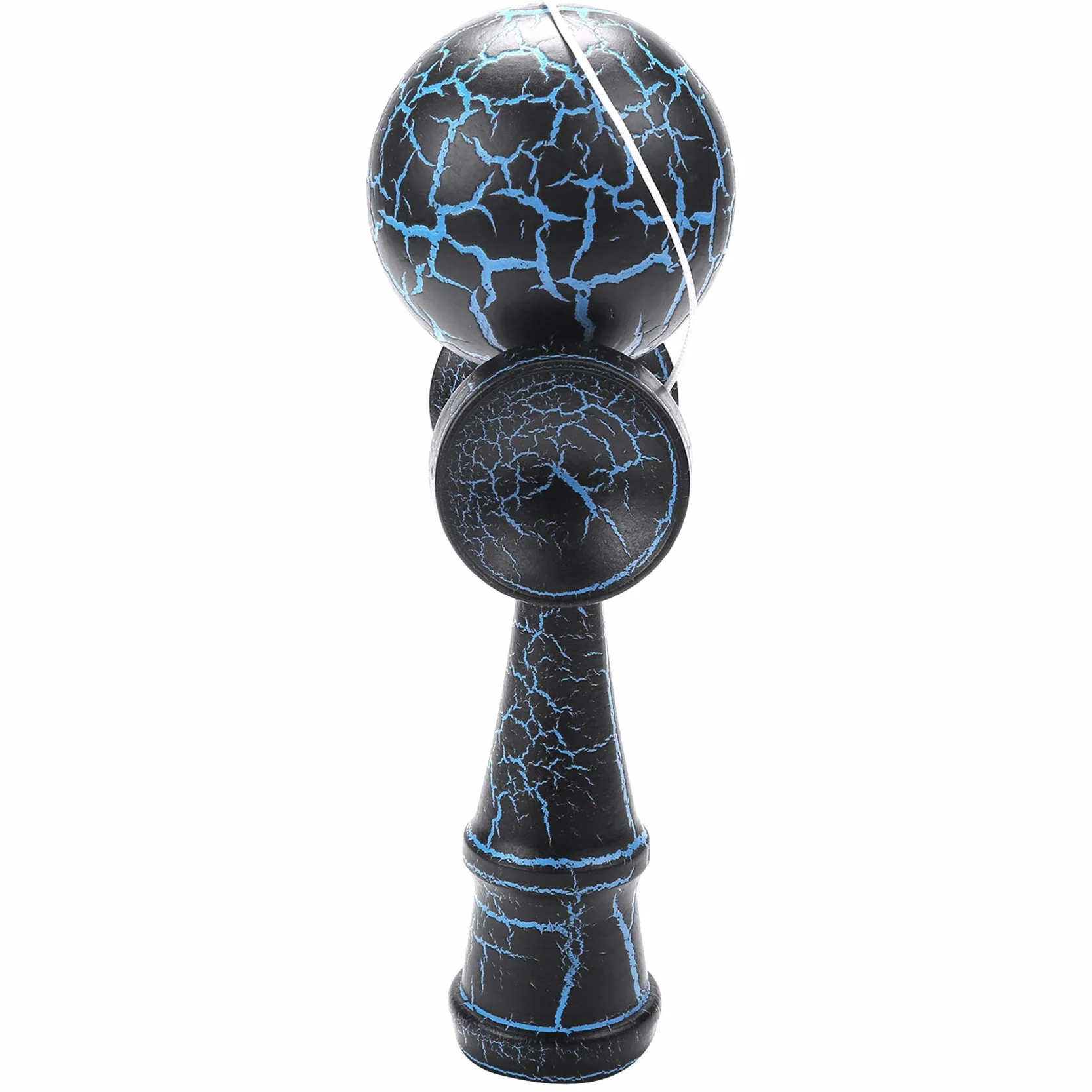 de Deportes Al Libre Kendama Toy Ball NiñOs y Adultos BalóN Al Libre Deportes Crack DiseñO Negro y Azul