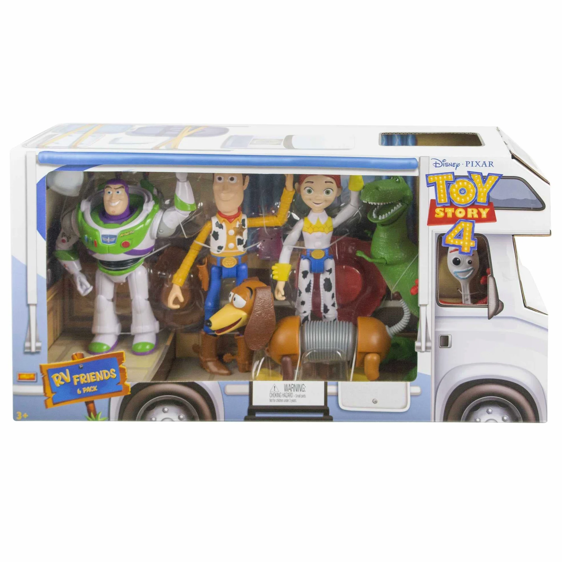 Mattel Disney Toy Story 4 Pack de 6 Amiguitos, figuras básicas de los personajes de la película (GDL54)