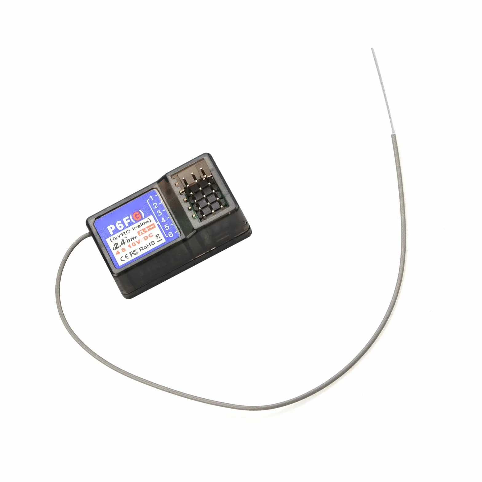 Mando a distancia del transmisor DumboRC P6FG 2.4 Receptor con giroscopio para RC P6FG accesorio de pieza