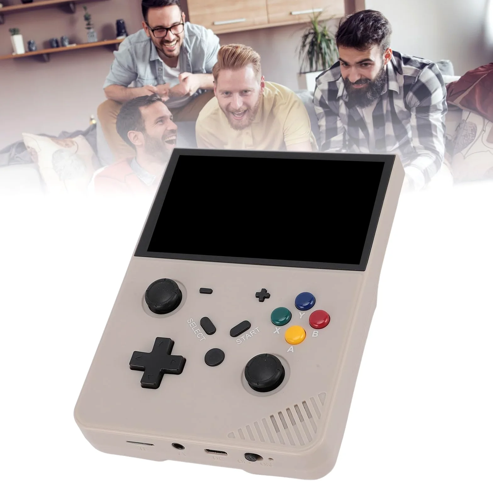 CHICIRIS Consola de Juegos Portátil Retro Reproductor de Pantalla IPS de 4,3 Pulgadas con Más de 20000 Juegos Clásicos para Portátiles Mientras Viaja (128GB)