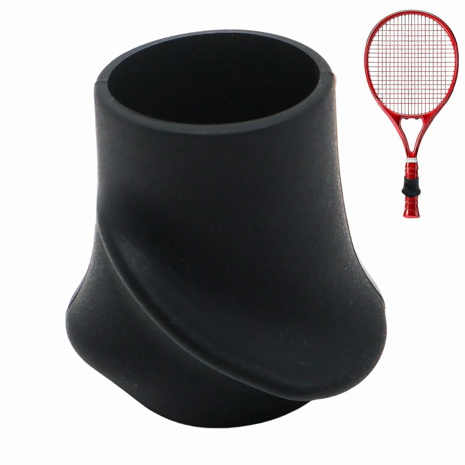 Entrenador de agarre para tenis y bádminton, ayuda de enseñanza para deportes al aire libre e interior