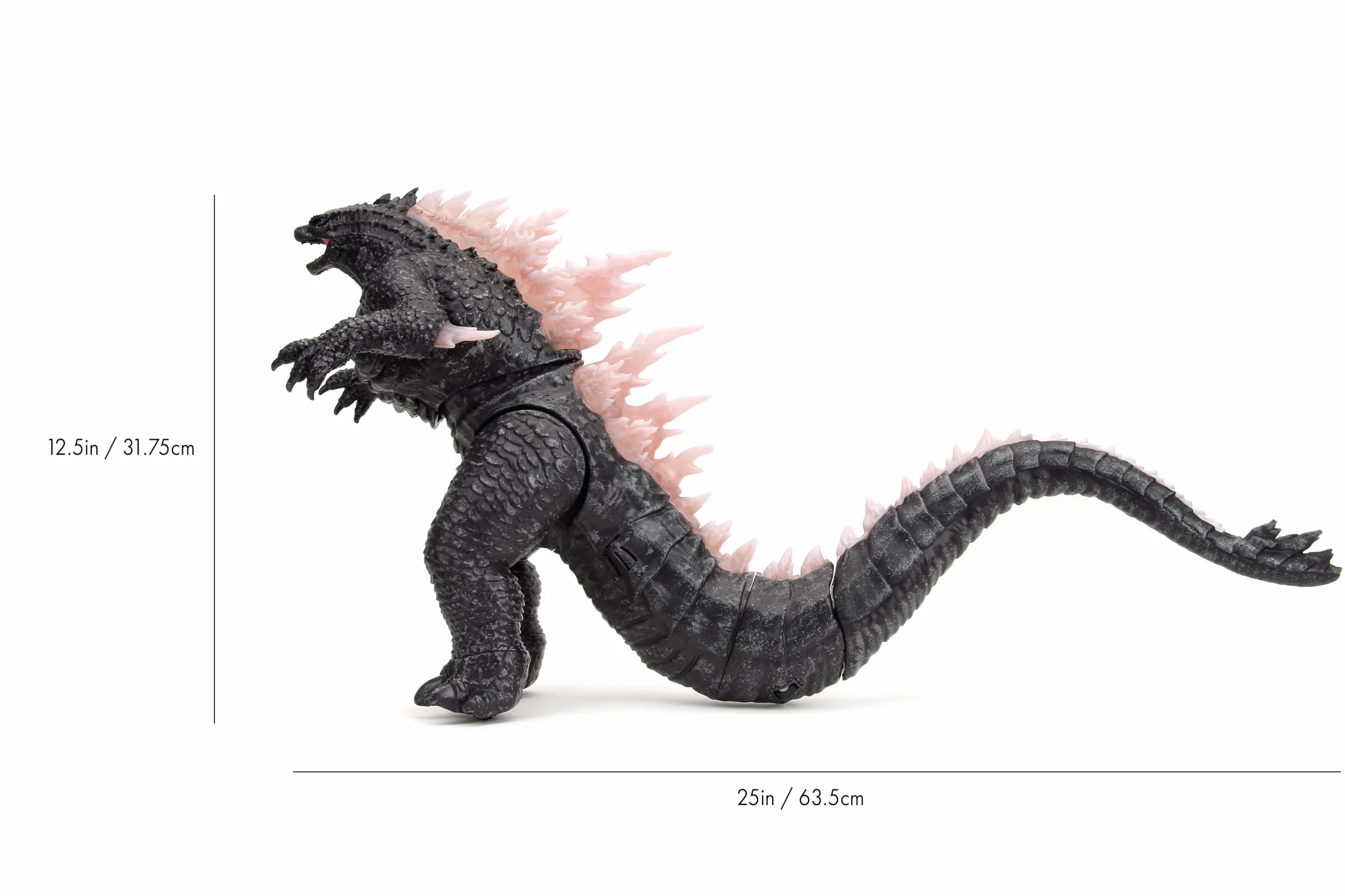 Jada Toys Godzilla x Kong: The New Empire RC 1/12 Heat-Ray Breath Godzilla 63 cm