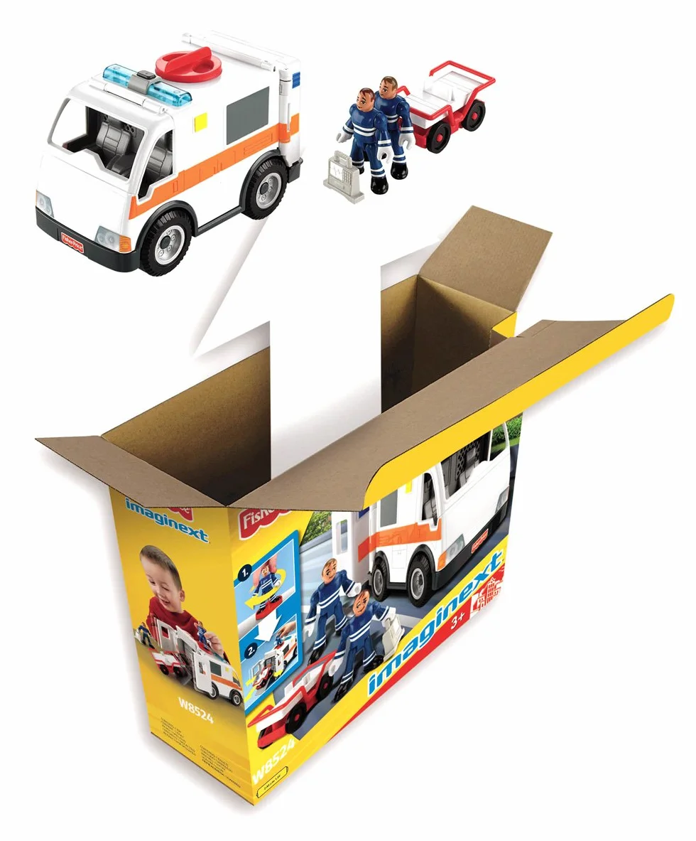 Fisher-Price Imaginext - Ambulancia de Rescate (Mattel W8524)