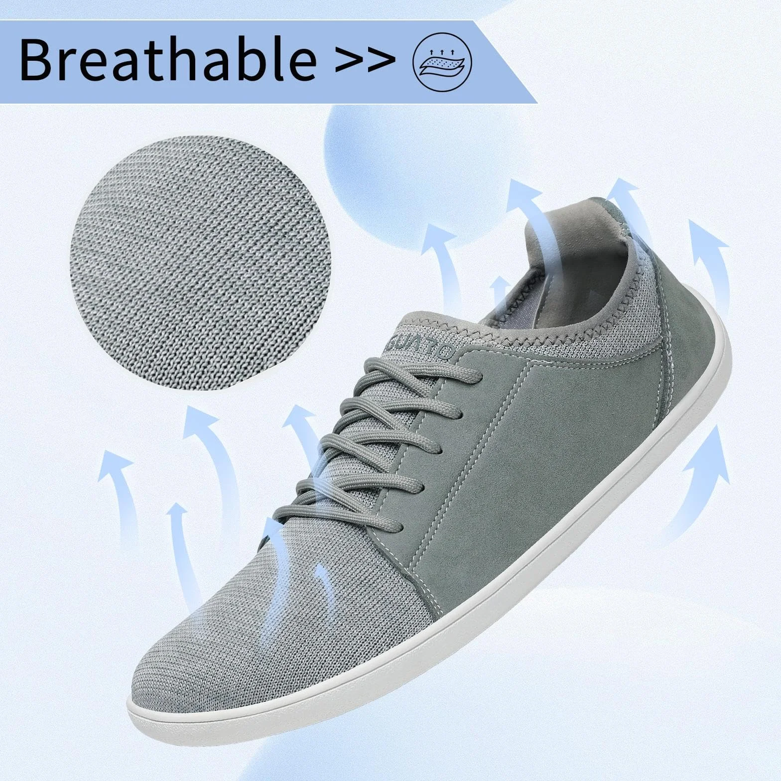 SAGUARO Barefoot Luck III Minimal Sneakers Lightweight Knit Shoes Unisex Gr.36-48