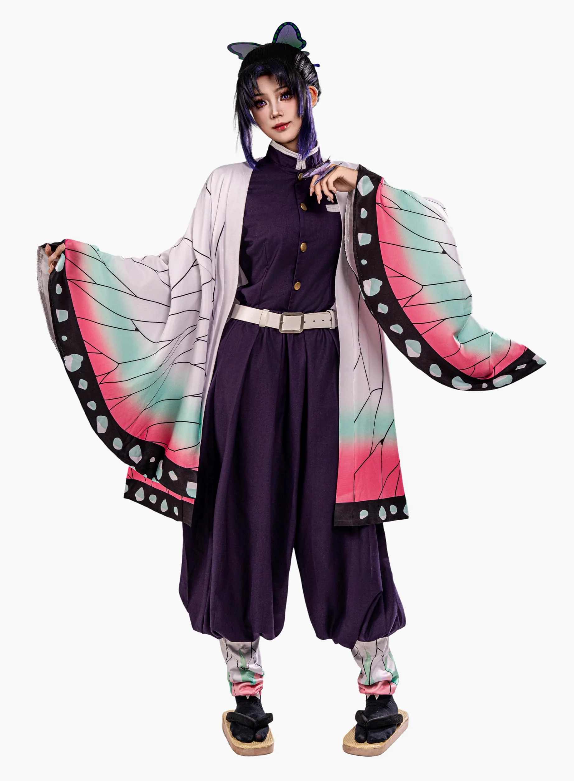 OSIAS Mujer Anime Kochou Shinobu Disfraz de Cosplay