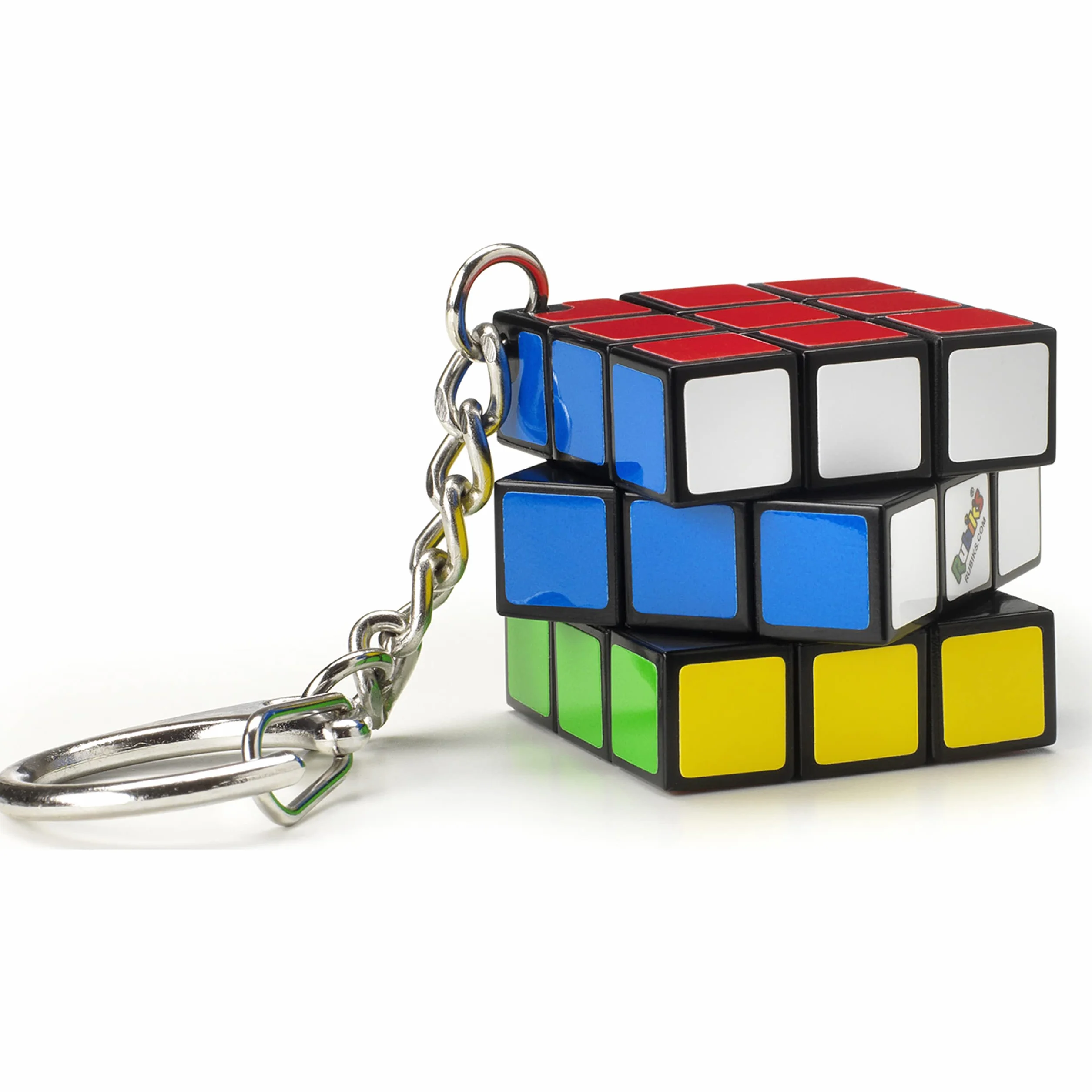 Rubik's 6064001 Llavero de Cubo con diseño de Cubo, Multicolor, 3 x 3 cm