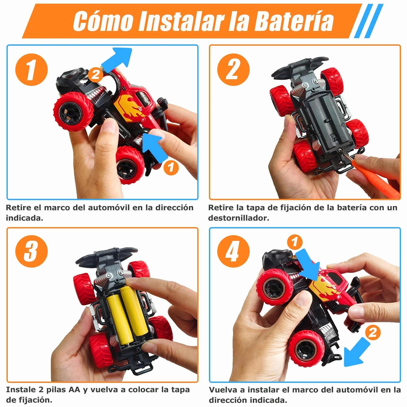 Pup Go Coche de Carreras Teledirigido 2.4Ghz para Niños 3 Años, Ideas, Rápido RC Coche de Juguete, Coche Radiocontrol Coche de Policía Niña,Coches Juegos Regalos Cumpleaños