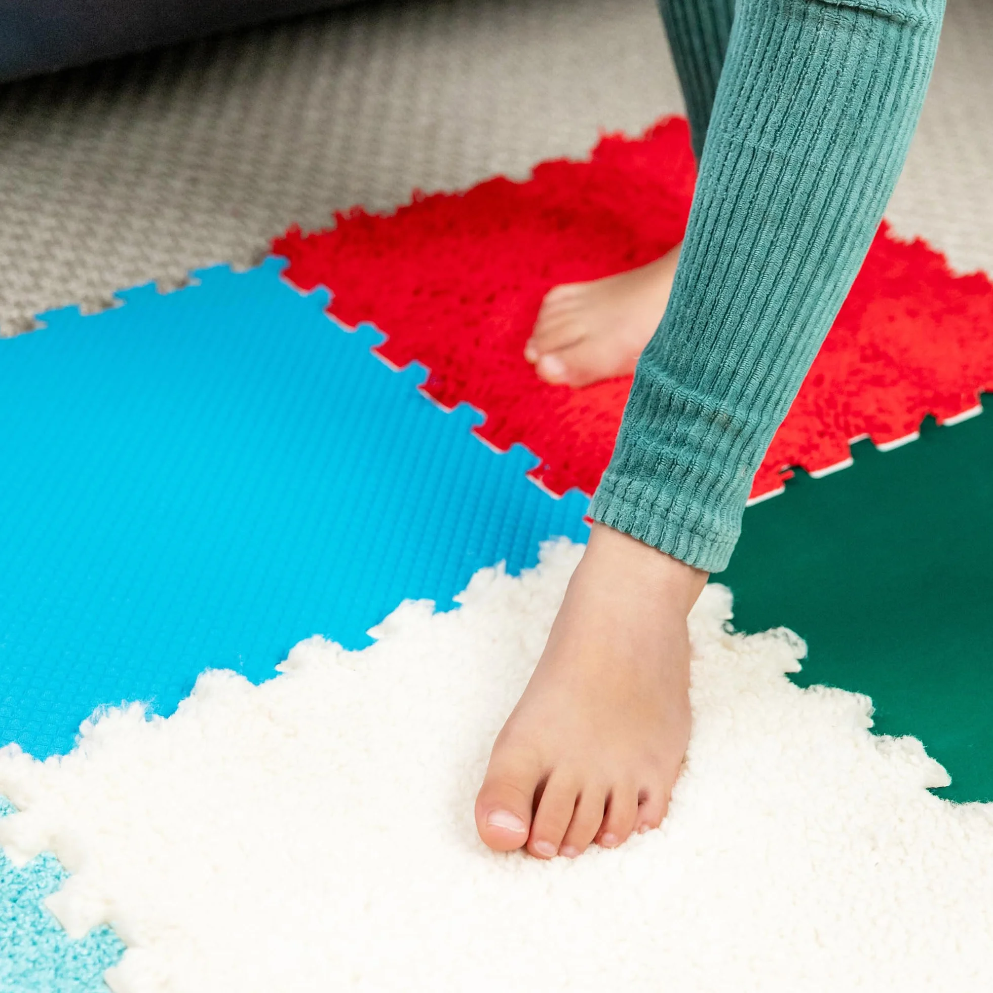 Baldosas Sensoriales Para Niños | Alfombrillas Sensoriales Encajables Para Autistas | Exploración Multisensorial | Puzle Sensorial | Juguete Sensorial Para Juego Táctil | Alfombrilla Ortopédica