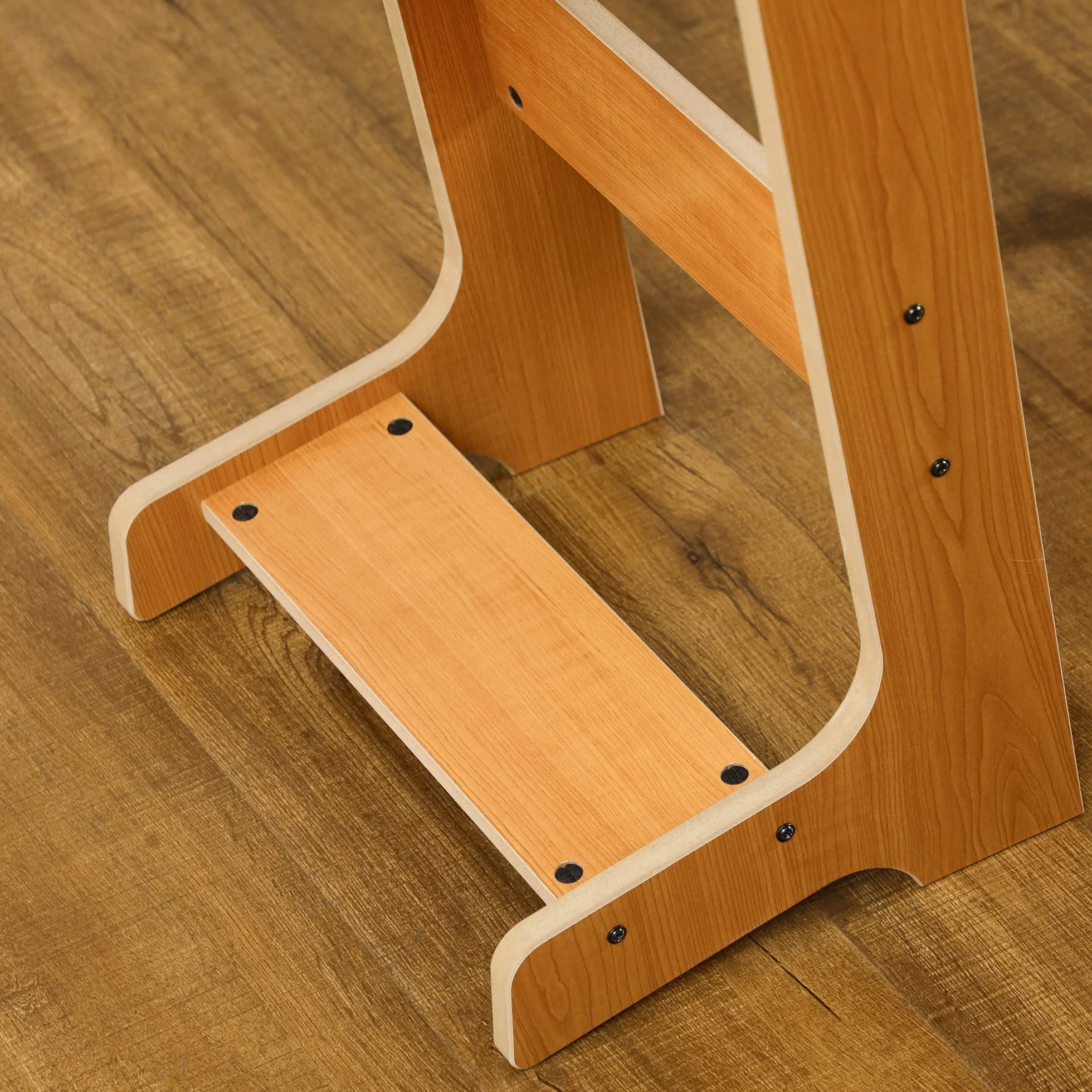 HOMCOM Futbolín Plegable para Niños y Adultos Futbolín de Madera 69x37x70 cm con 2 Bolas 6 Asas 2 Marcadores de Puntos 18 Jugadores para Familias Fiestas Juegos Natural