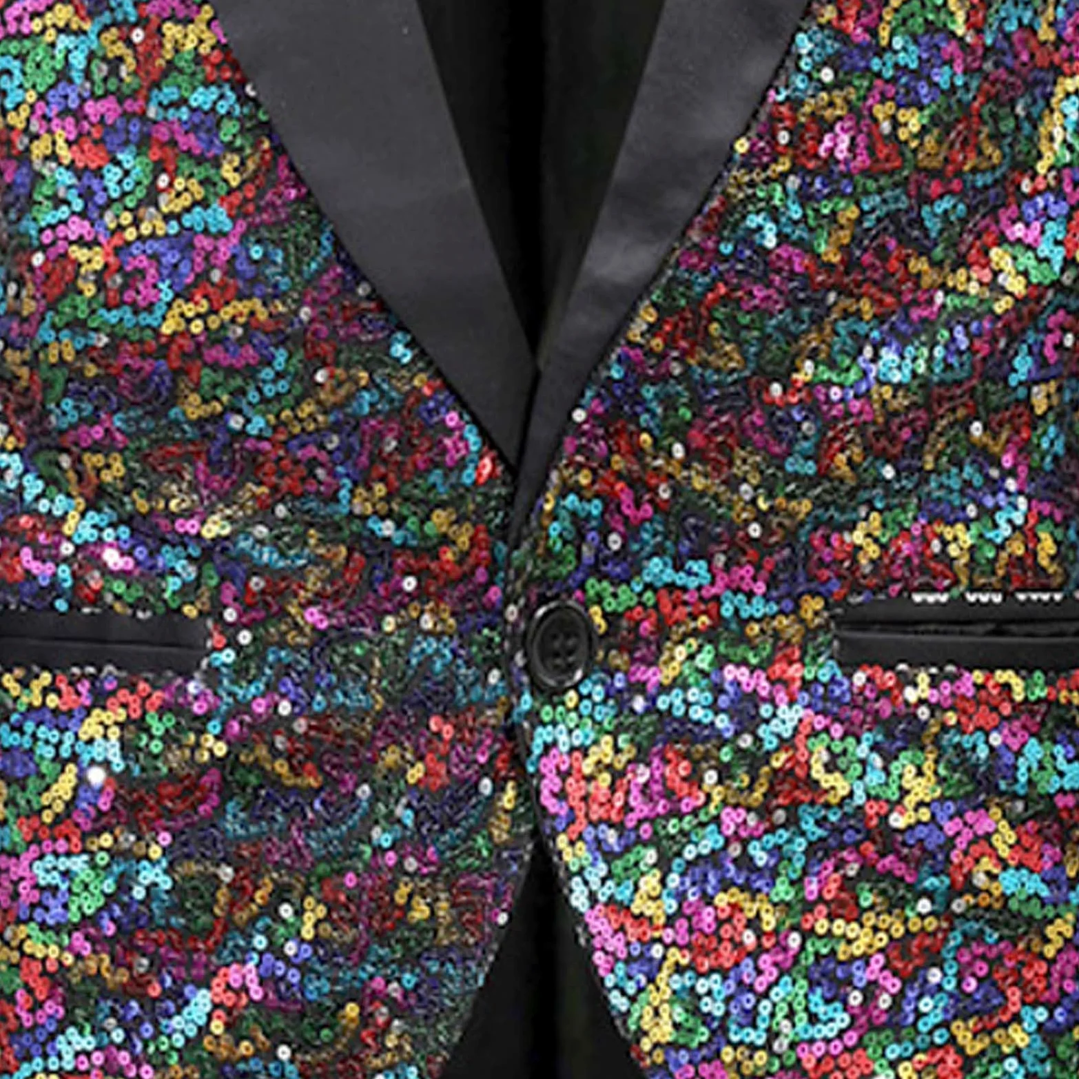 Generisch Disfraz de carnaval para hombre, estilo carnaval tendencia, abrigo especial con purpurina, cómodo, informal, suelto, para comercio exterior