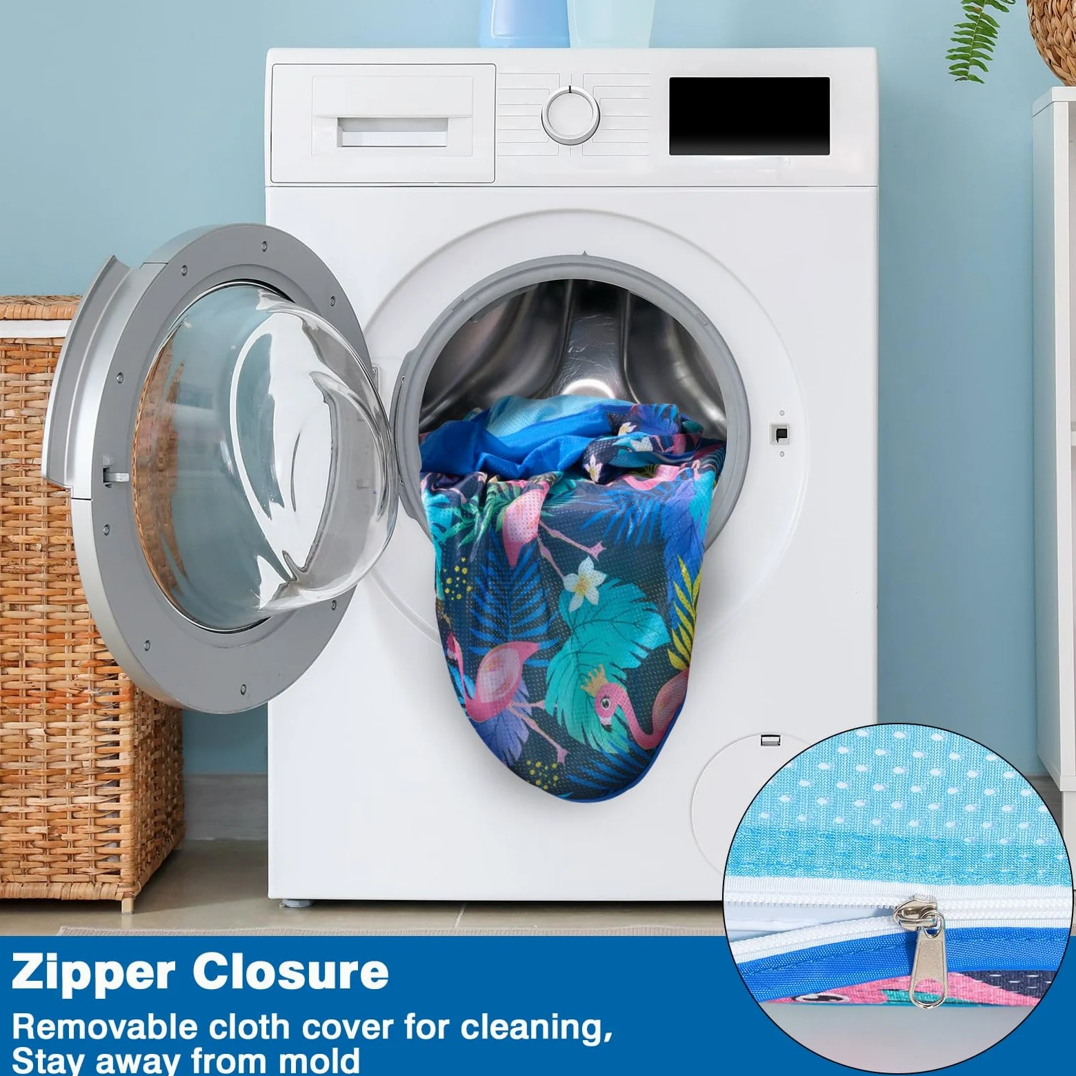 WERNNSAI Colchón hinchable para piscina, 188 x 95 cm, colchón de aire, hamaca para adultos, silla de natación, tumbona de agua como accesorio para piscina, piscina y playa, flamencos