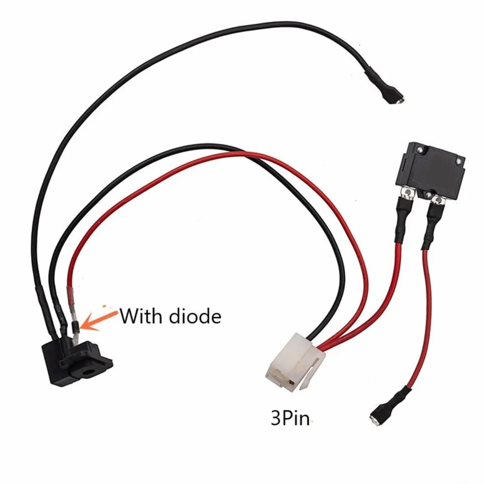 Interfaz de cargador de coche eléctrico para niños, caja fuerte y enchufe para modelos de 6 V, 12 V, 24 V (A)