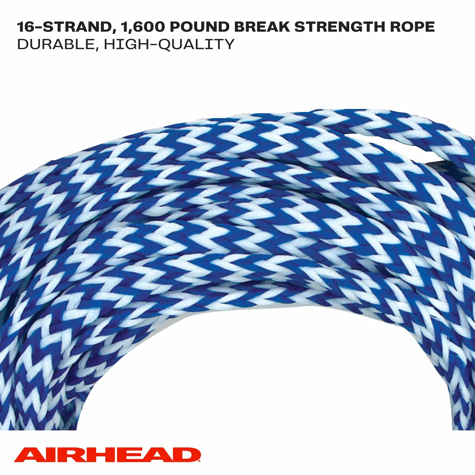 Airhead Heavy Duty Tow Harness Arnés de Remolque autocentrante para Deportes acuáticos, 2 Jinetes, 12 pies