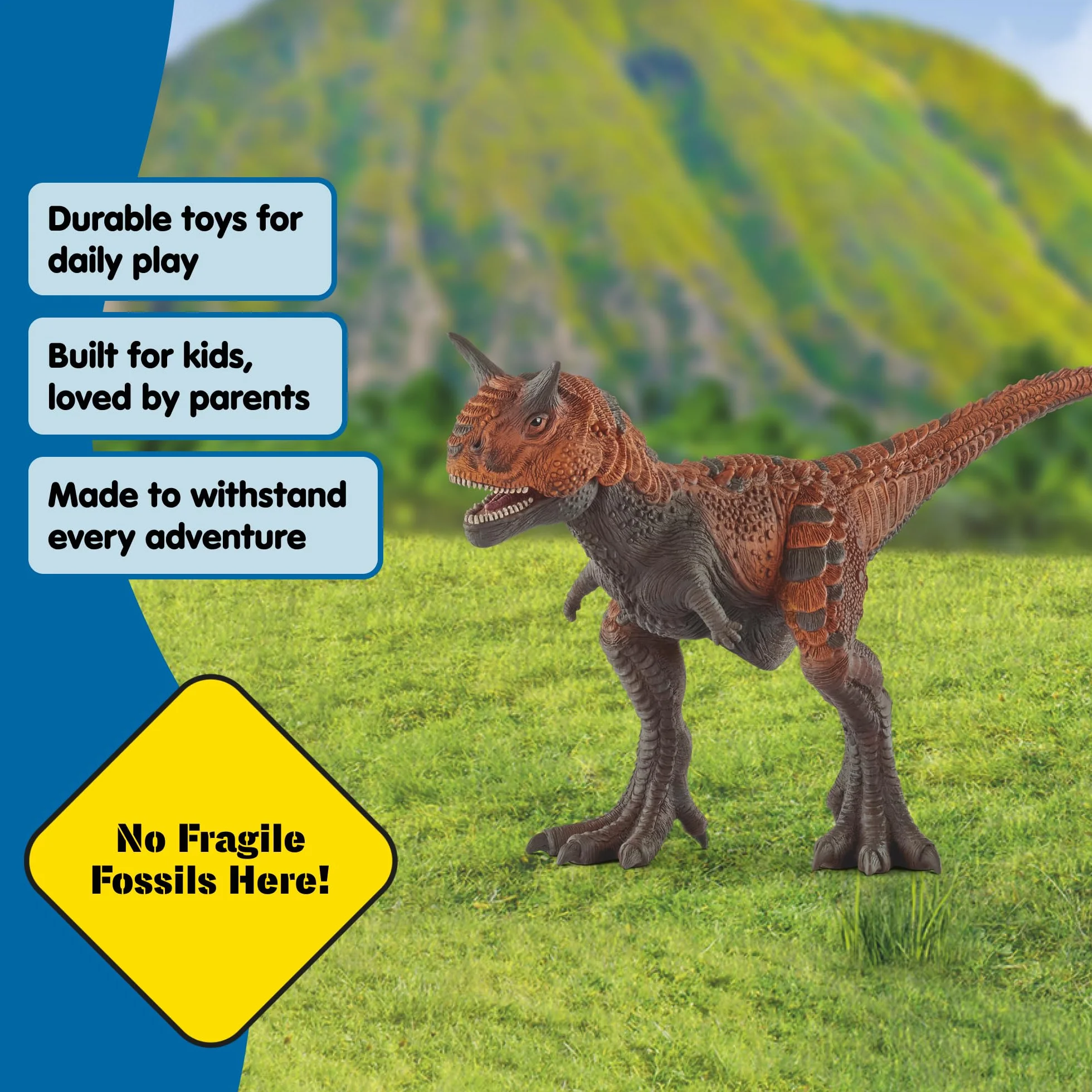 Schleich DINOSAURS Carnotaurus 14586 Dinosaurio Mandíbula Móvil 21 x 8 x 13 cm Juguete 3+