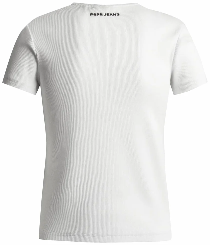 Stretch Rib Tee Camiseta Mujer