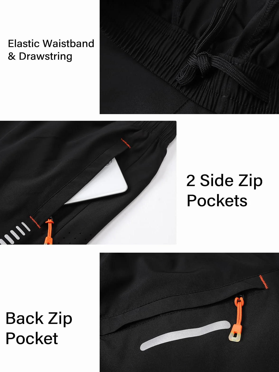 Pantalon Corto Hombre Transpirables Secado Rápido Correr Ropa Deportiva Gym Fitness Tenis