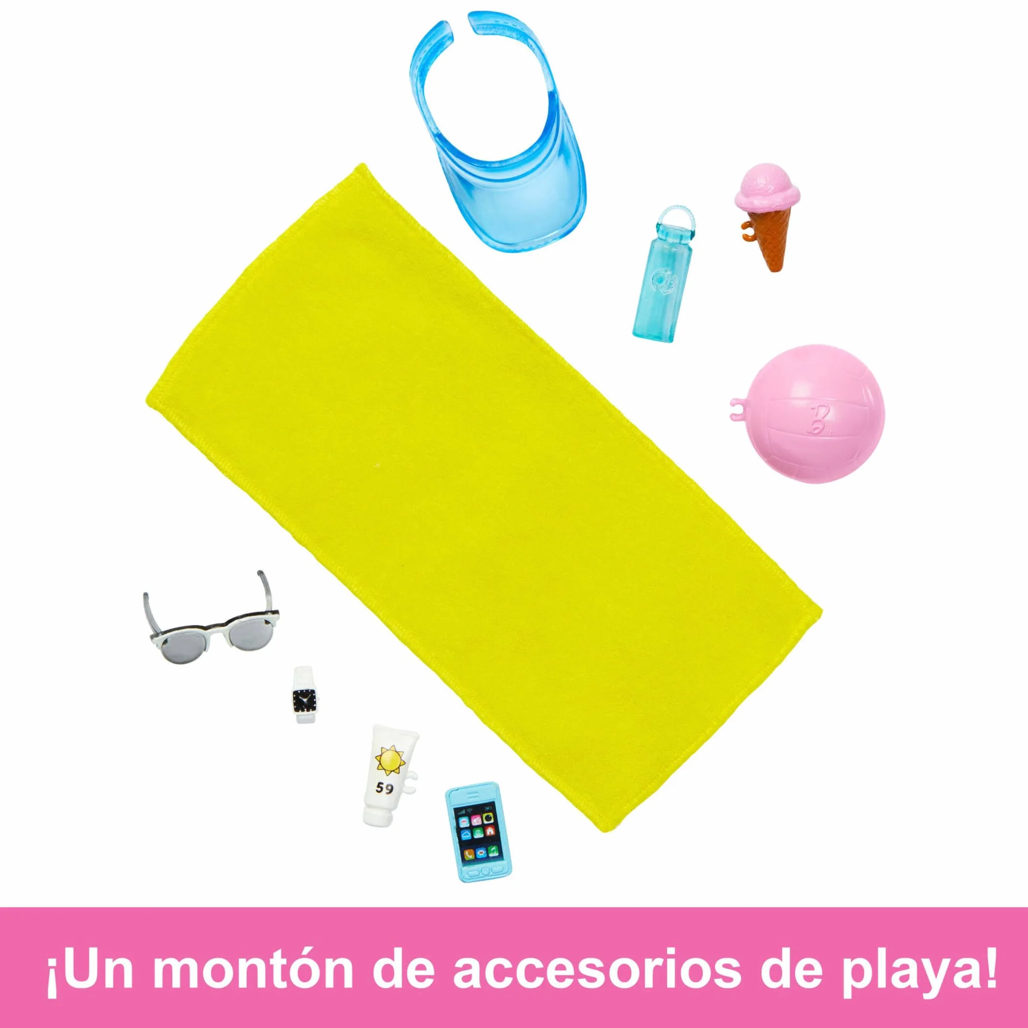 Barbie Ken Día en la Playa Muñeco de Juguete Hecho de plásticos reciclados, Modelos Surtidos, +3 años (Mattel HPL74)