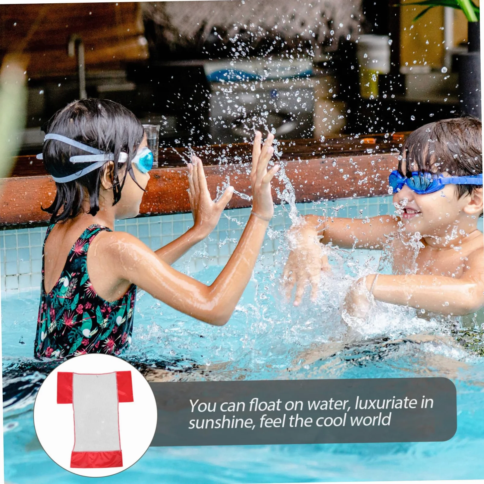 TOYANDONA 6 Piezas Bolsa De Malla para Silla De Piscina Silla De Red Fideos Nadadores Red Flotante De Natación Flotadores De Bebe Fideos Tirados a Mano Bebé De Polivinilo Adulto