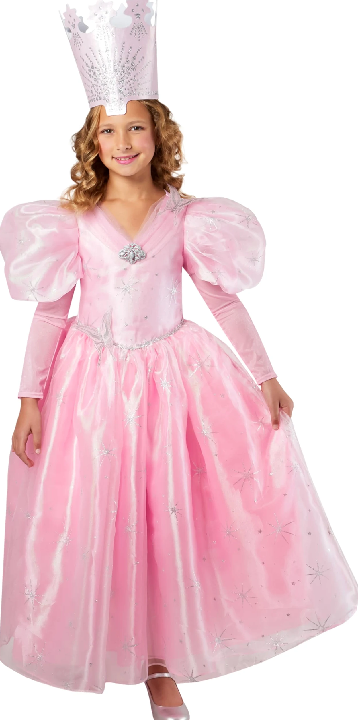 Rubies Disfraz de Glinda de Mago de Oz para niña con corona