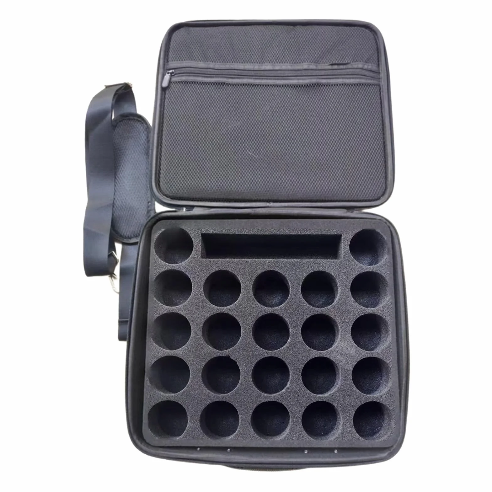Estuche para bolas de billar con asa de transporte