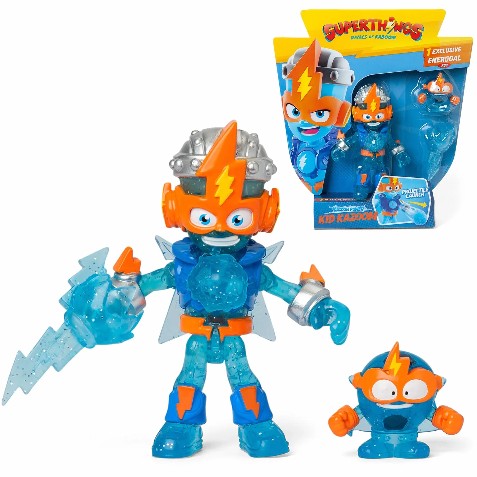 Superthings Kazoom Kid Figura articulada de la Serie de TV - Contiene 1 Kazoom Kid, accesorio exclusivo