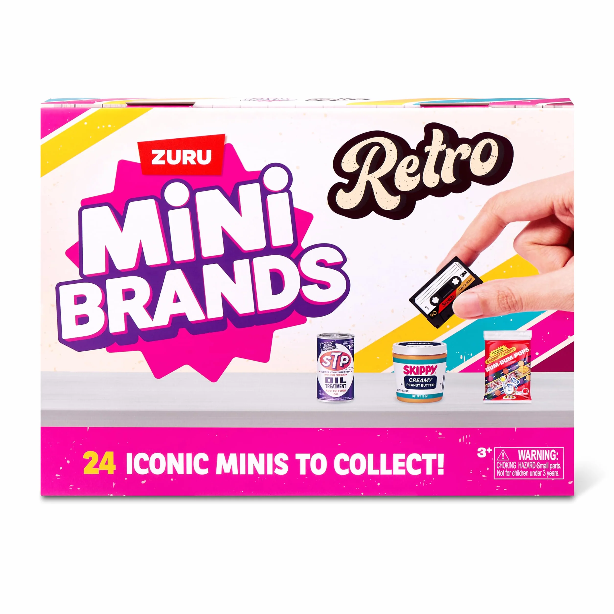 Mini Brands Retro Grocery Calendar Series 1 de ZURU, Miniaturas coleccionables para niños, niñas y coleccionistas
