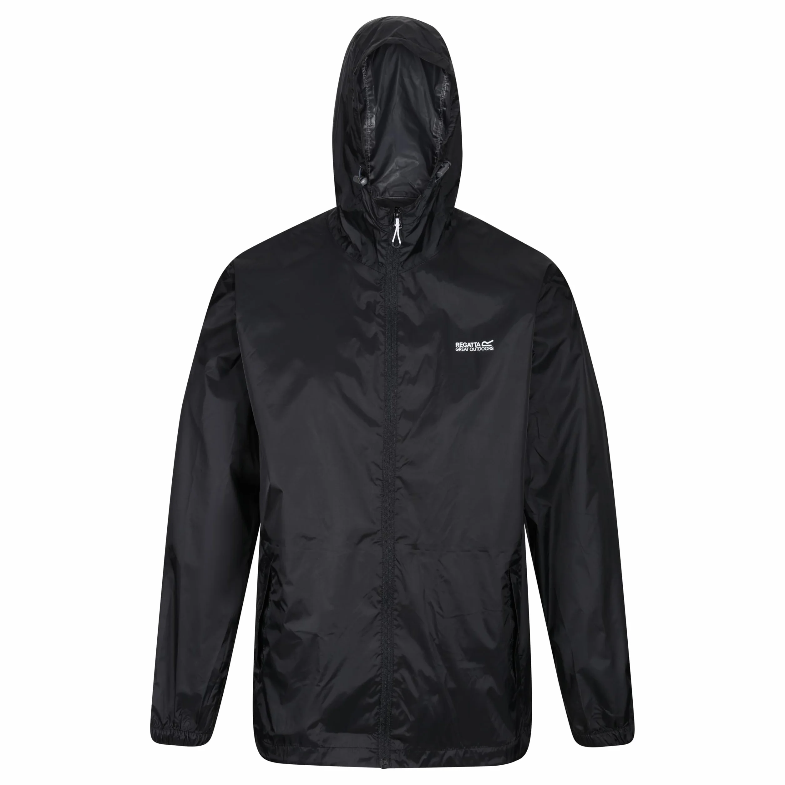 Regatta Hombre Chaqueta Impermeable Pack It Black