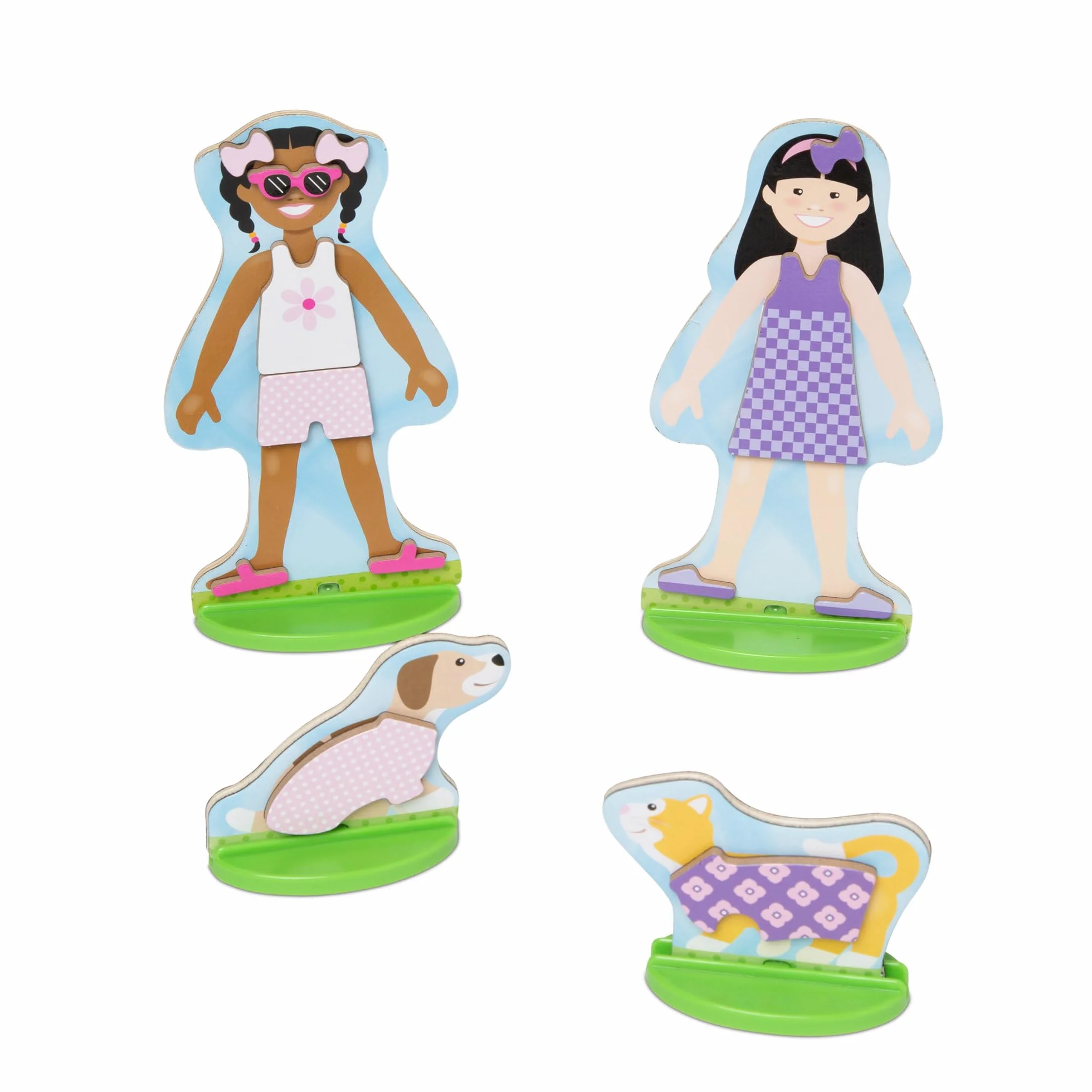 Melissa & Doug Juego de Disfraces magnéticos de Mejores Amigos para Vestir
