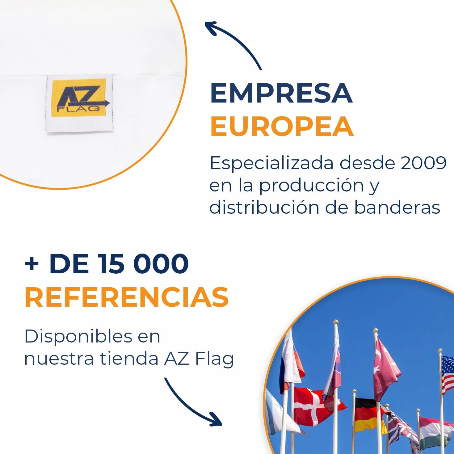 AZ FLAG Bandera de Europa 150x90cm - Union Europea UU.EE Multicolor