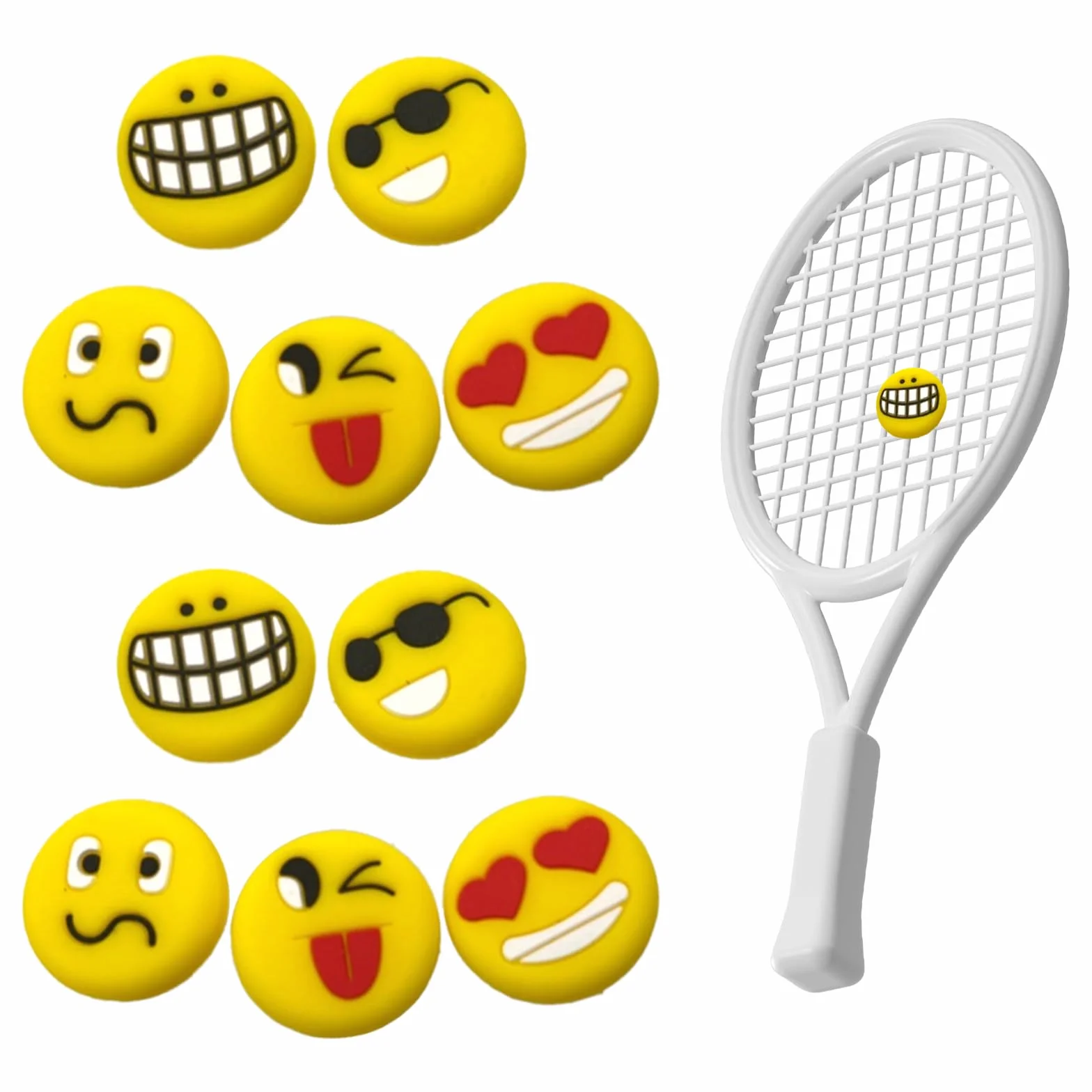 Biluer Amortiguador de Tenis 16PCS Silicona Accesorios para Raquetas
