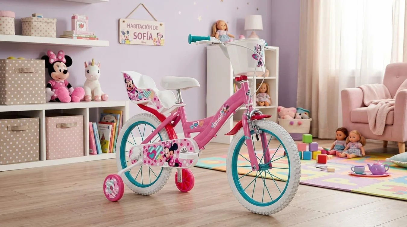 TOIMSA Bicicleta 16" Minnie Huffy 5/8 Años